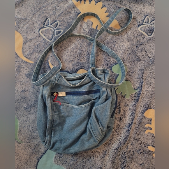 Vintage Denim Shoulder Bag - Picture 1 of 3